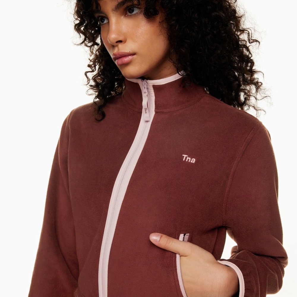 Aritzia Tna Sno Polar Zip Up